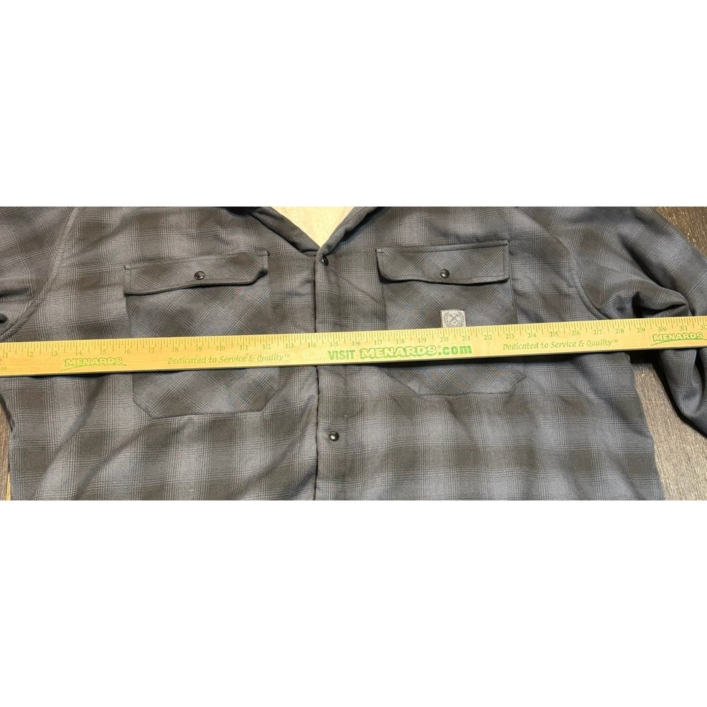 Dixxon Flannel "Honcho" Sherpa Lined Jacket size 5XL Plaid Long Sleeve Button Up - Picture 4 of 5